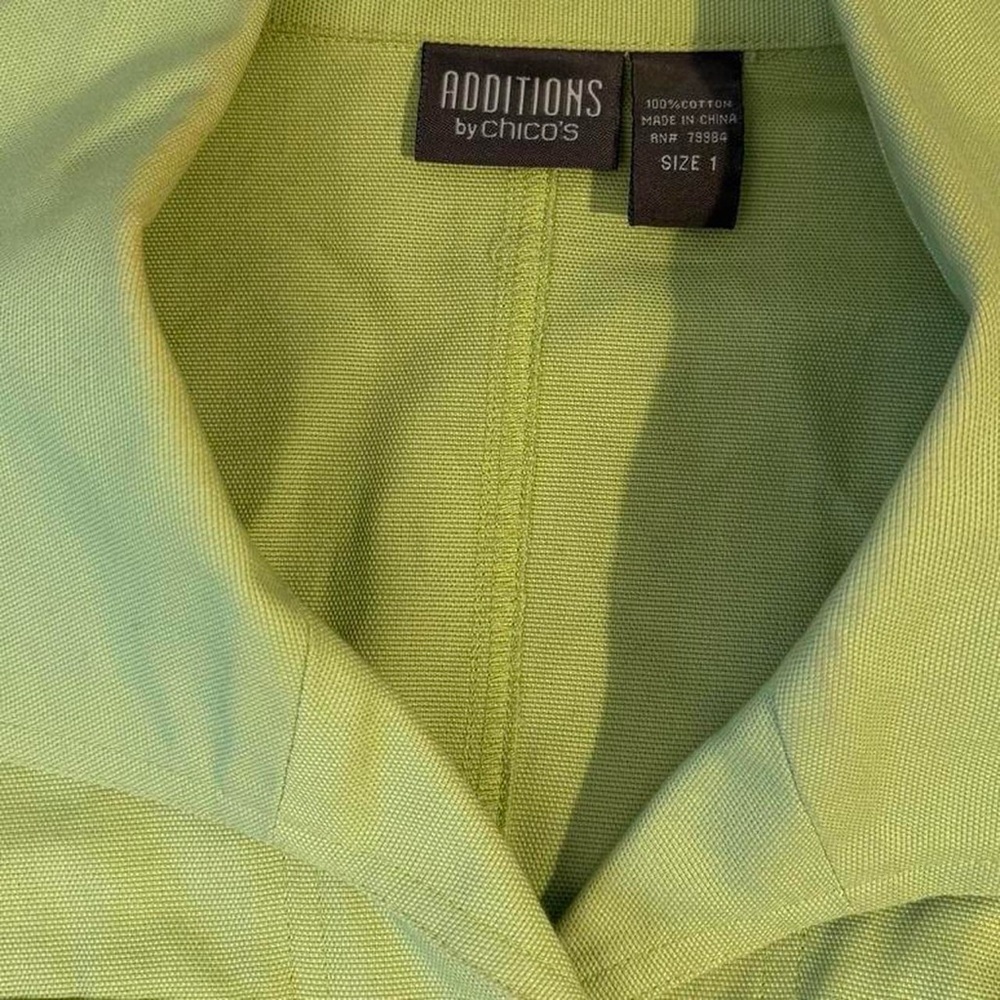 Chico's Light Green Blazer - Picture 5 of 8